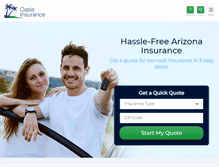 Tablet Screenshot of oasisinsurance.com